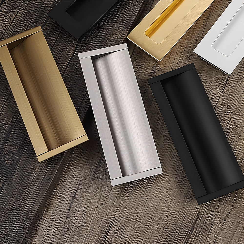 Modern Extended Solid Invisible Concealed Cabinet Pull Handle