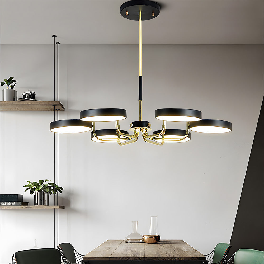 Nordic Iron LED Ceiling Light for Living Room