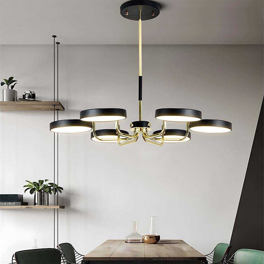 Nordic Iron LED Ceiling Light for Living Room