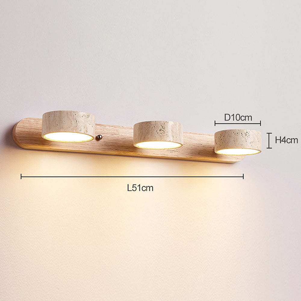 Wood Rustic Simple Stylish Vanity Wall Light -Homdiy