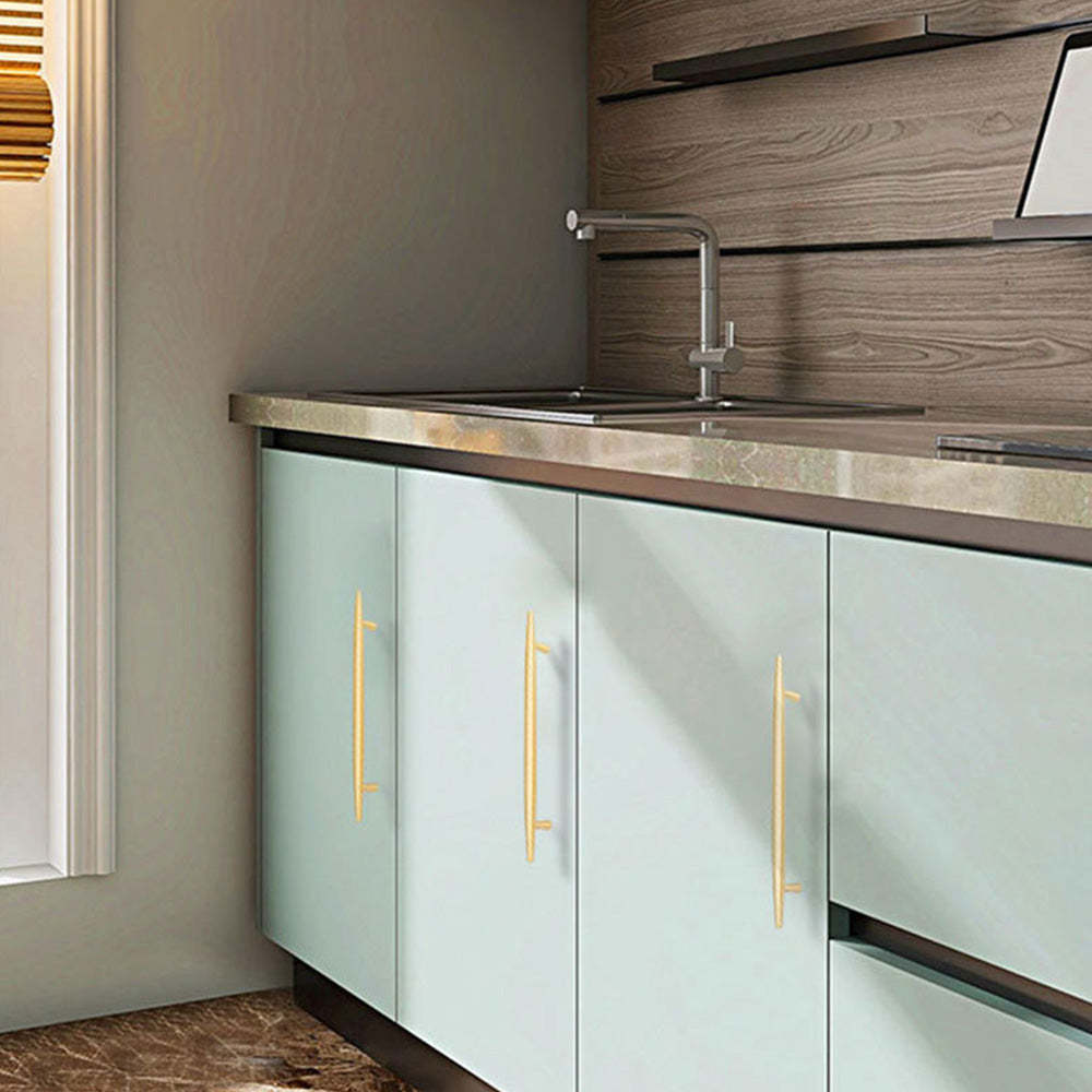 Solid Brass Kitchen Cabinet Knobs and Handles -Homdiy