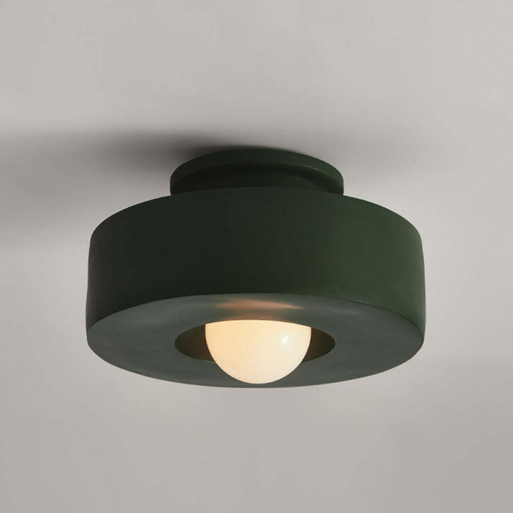 Nordic Macaron Semi Flush Mount Ceiling Light -Homdiy