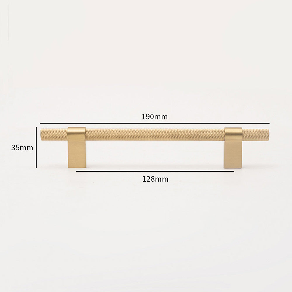 Simple Brass Cabinet Door Handle Black Gold Long Pull