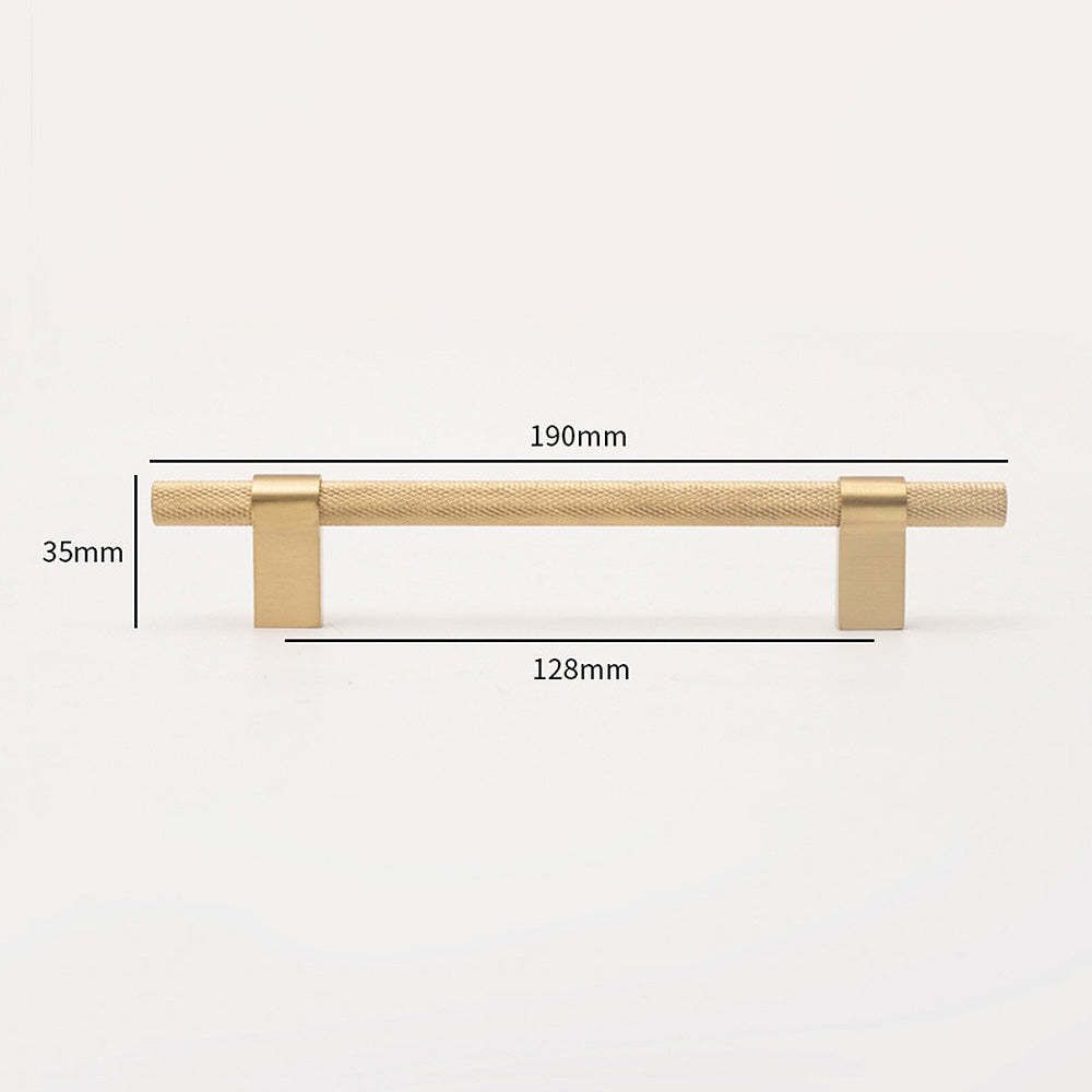 Simple Brass Cabinet Door Handle Black Gold Long Pull