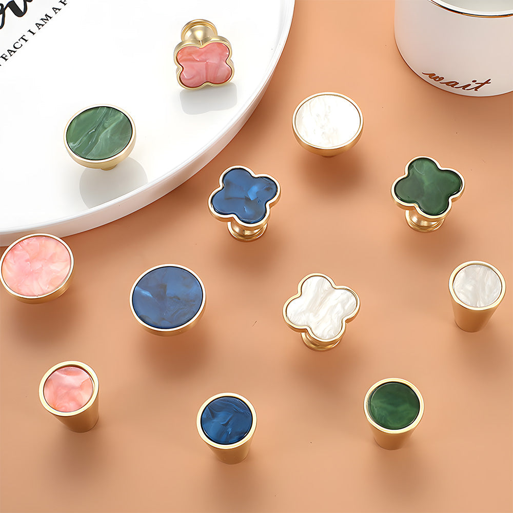 Elegant Exquisite Colored Wardrobe Cabinet Drawer Knob