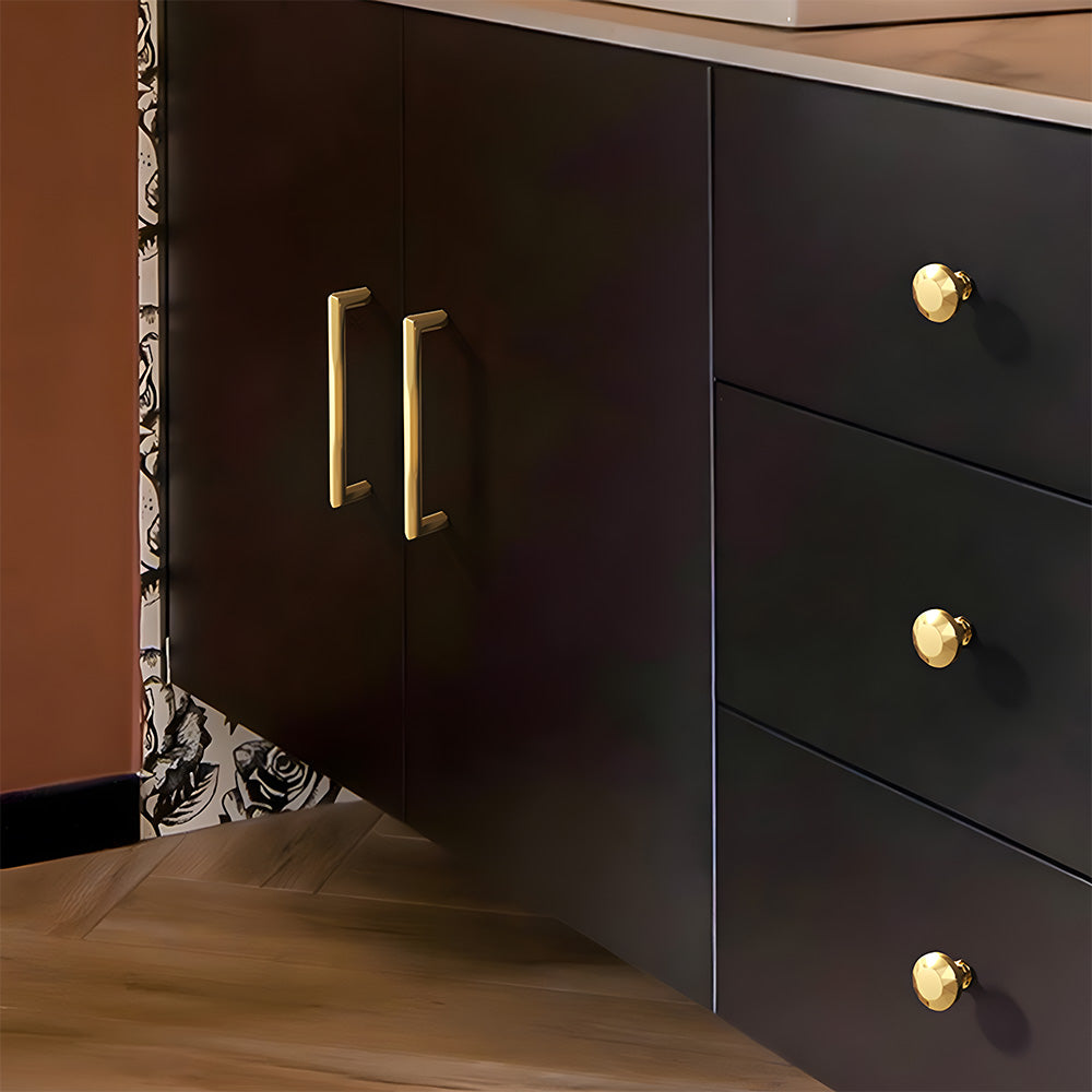 Minimalist Elegant Zinc Alloy Wardrobe Cabinet Drawer Pulls