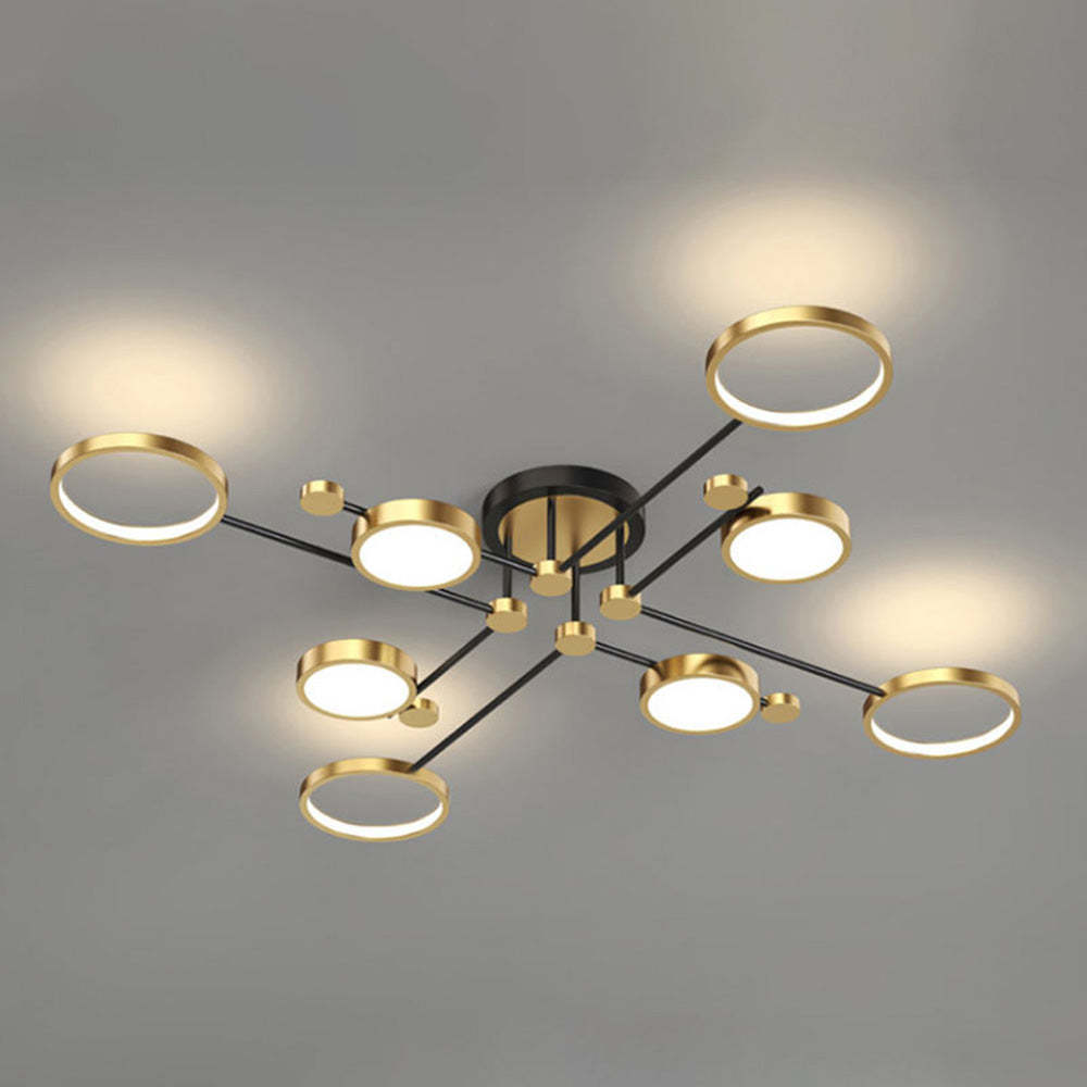 Modern Luxurious Metal LED Living Room Ceiling Light   SKU 未定