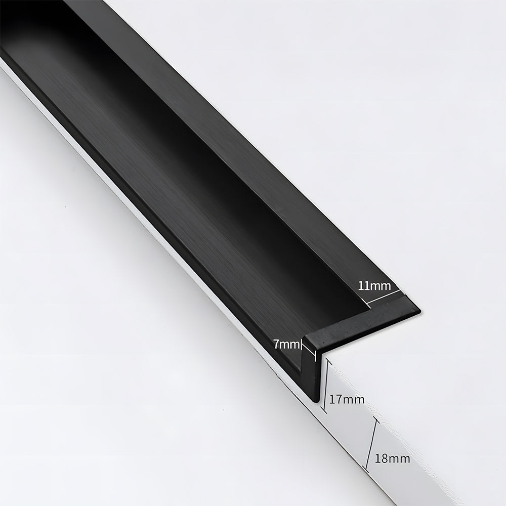 Contemporary Aluminum Alloy Finger Edge Pulls