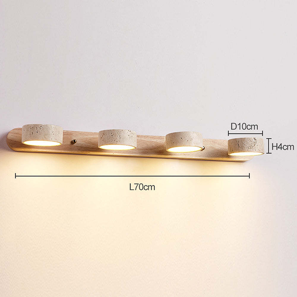 Wood Rustic Simple Stylish Vanity Wall Light -Homdiy