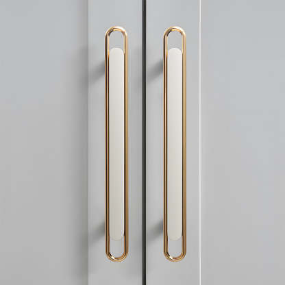 Gold Modern Simple Cabinet Door Handles