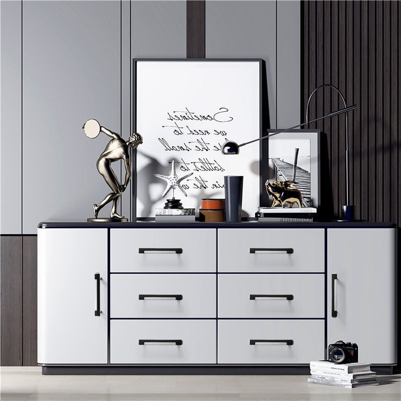 Zinc Alloy Modern Gold Black Chrome Kitchen Handles