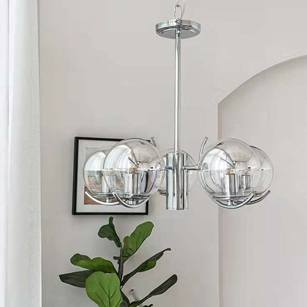 Rero Bauhaus Chandelier with Lampshade Circular Metal -Homdiy