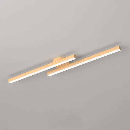 Minimalist Linear Ceiling Lighting Fixture Semi Flush Mount Ceiling Lights for Living Room Bedroom