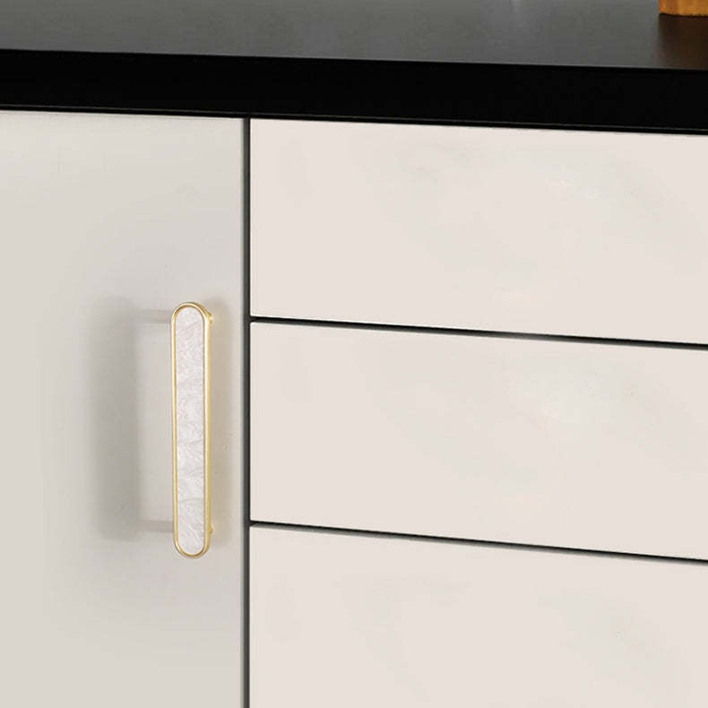 Luxury Natural Shell Cabinet Handles