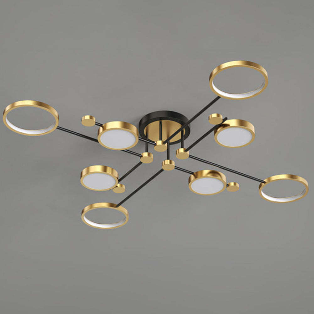 Modern Luxurious Metal LED Living Room Ceiling Light   SKU 未定