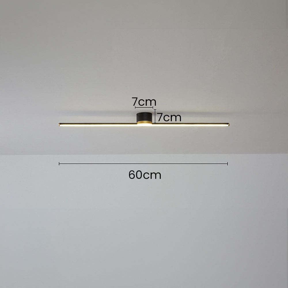 Modern LED Simple Long Strip Ceiling Lamp For Living Room -Homdiy