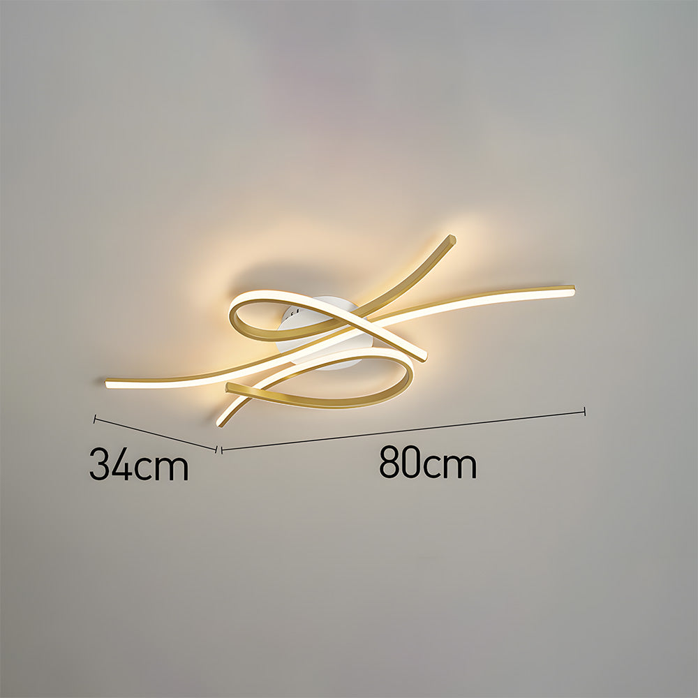 Unique Creative Musical Notes LED Ceiling Lamp
