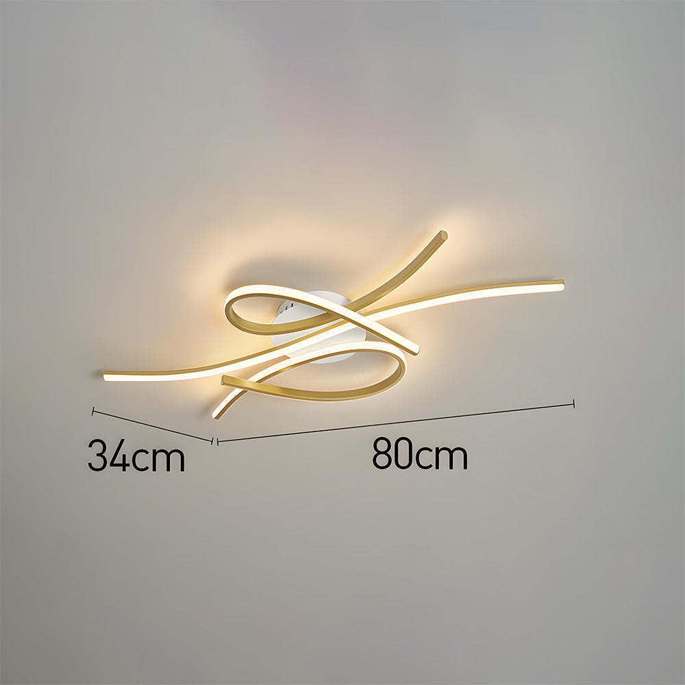 Unique Creative Musical Notes LED Ceiling Lamp