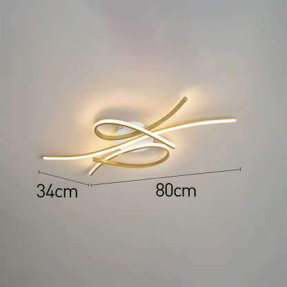 Unique Creative Musical Notes LED Ceiling Lamp