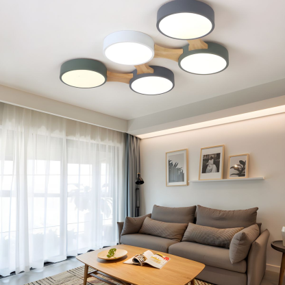 Minimalist Round Bedroom LED Ceiling Light