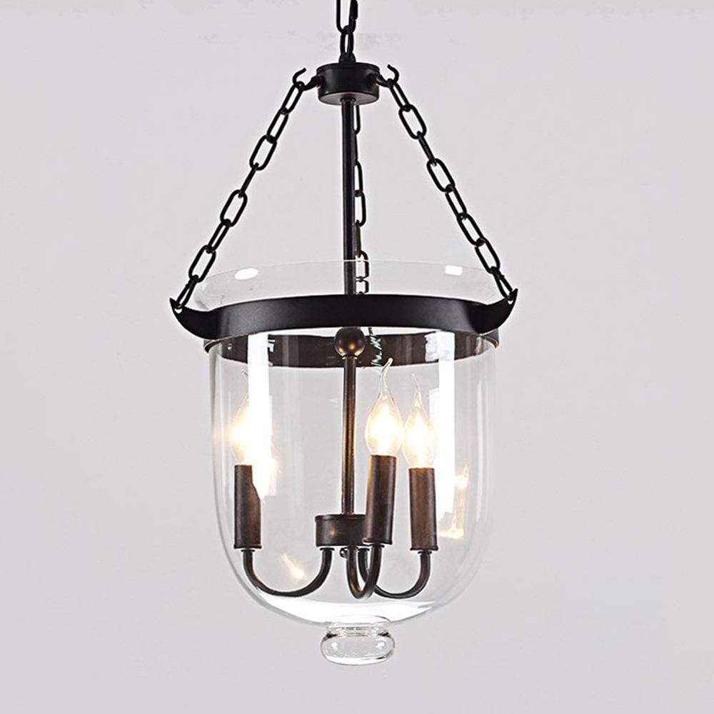 Industrial Bucket Iron Living Room Pendant Light