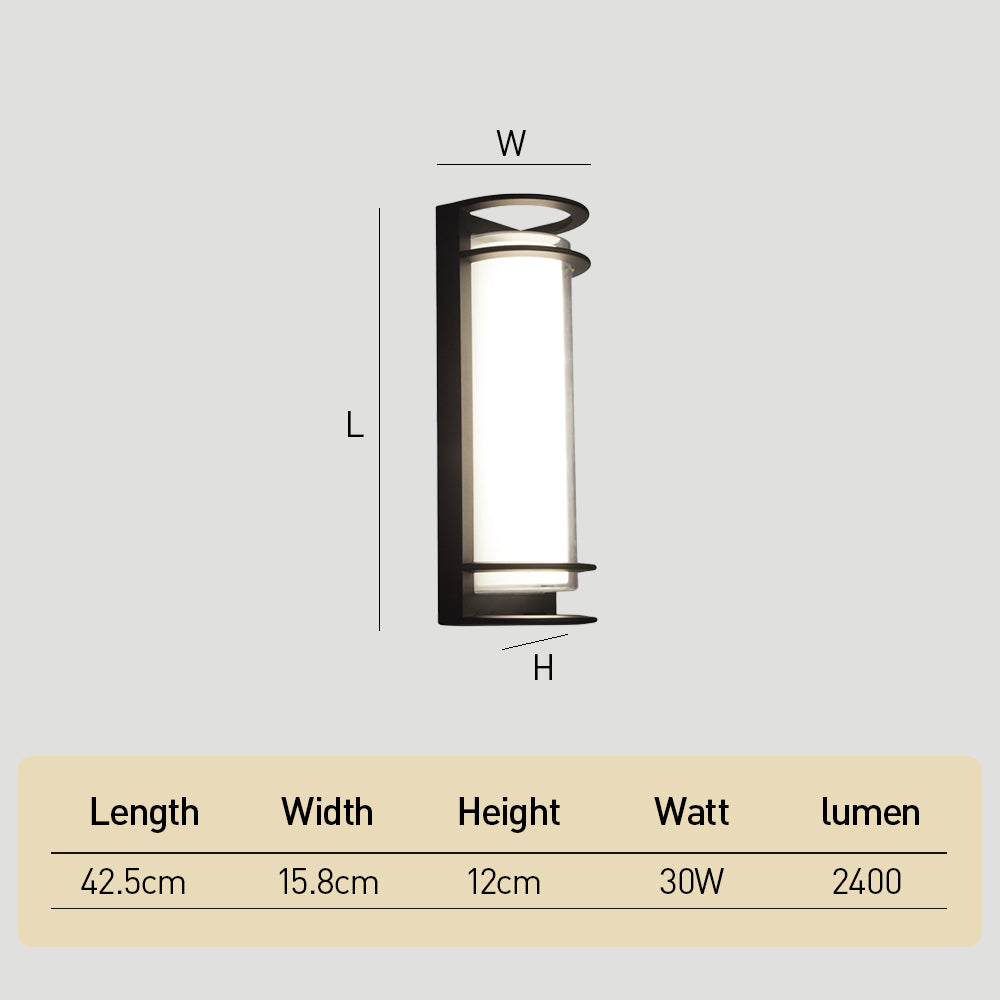 Modern Acrylic Round Led Outdoor Wall Lights IP68