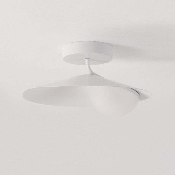 Nordic Geometric Ring Semi Flush Ceiling Lights for Hallway -Homdiy