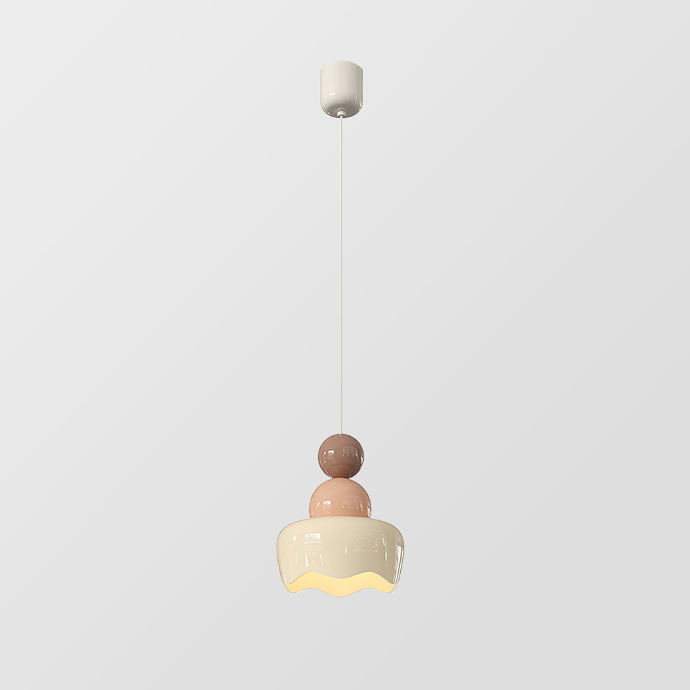 Cream Sunny Rain Doll Bedroom Pendant Light -Homdiy
