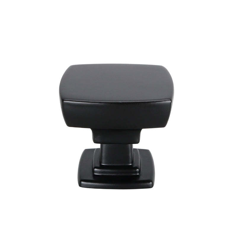 10 Pack Black Modern Drawer Knobs Square Cabinet Door Knobs(LS9016BK) -Homdiy