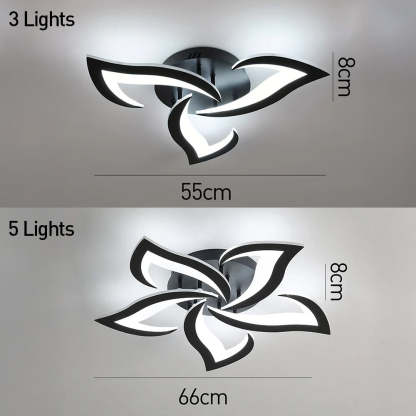 Modern Creative Iron Acrylic LED Flush Ceiling Light