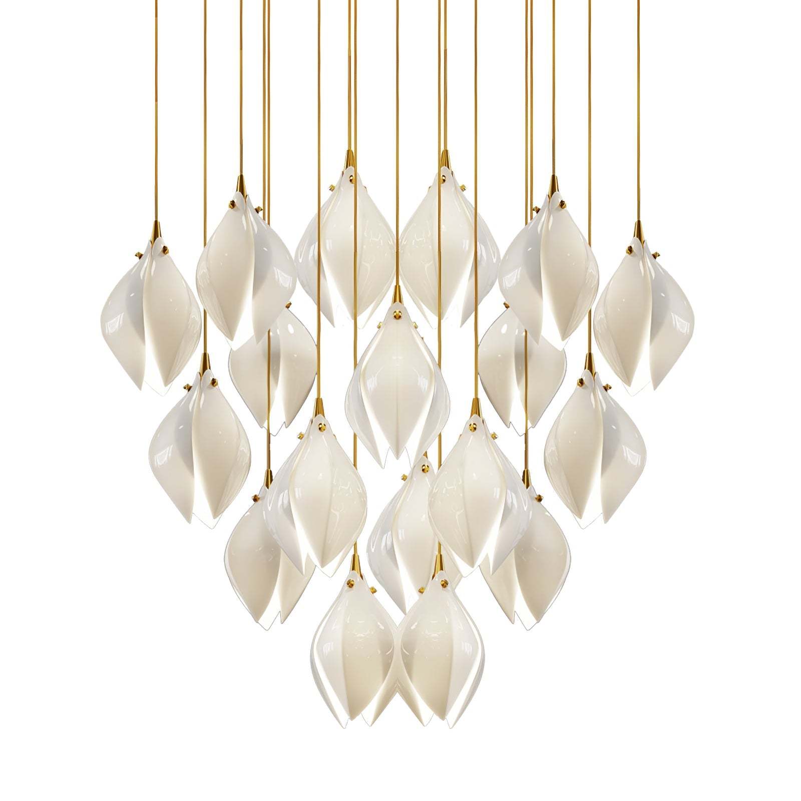 Multi-heads Stylised Bloom Buds Pendant Light -Homdiy