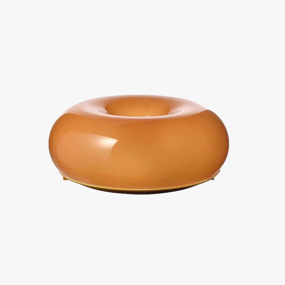 Cute Donut Lamp Orange / White Table Lamp -Homdiy
