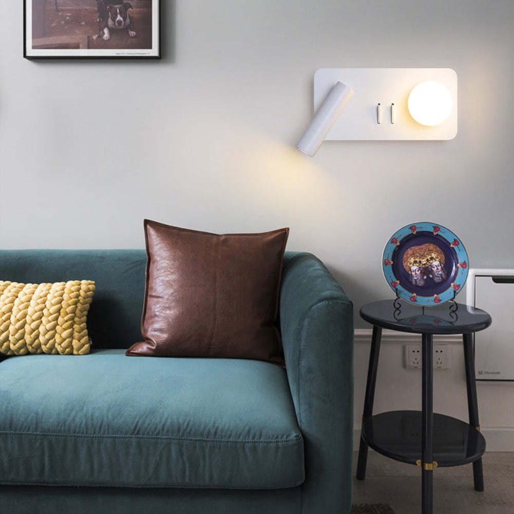 Simple Rotation 2-Lights Downlight Ball LED Wall Sconces -Homdiy