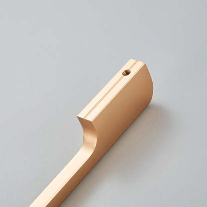 Solid Aluminum Alloy Modern Black Long Cabinet and Drawer Handles