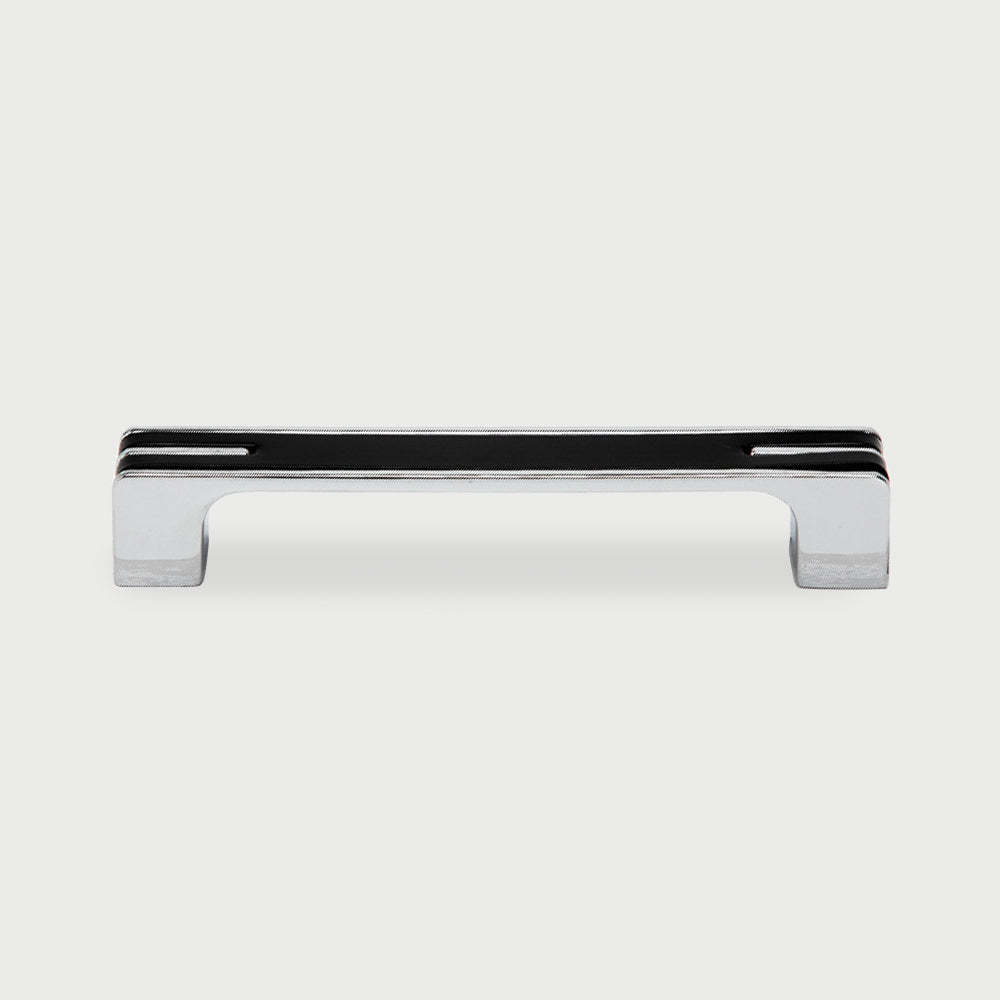 Modern Unique Black Chrome Kitchen Cabinet Handles