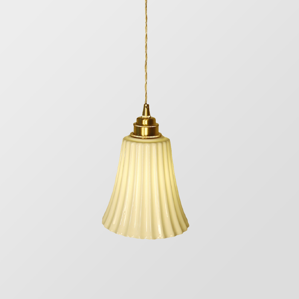 Modern Trumpet Ceramic Pendant Light -Homdiy