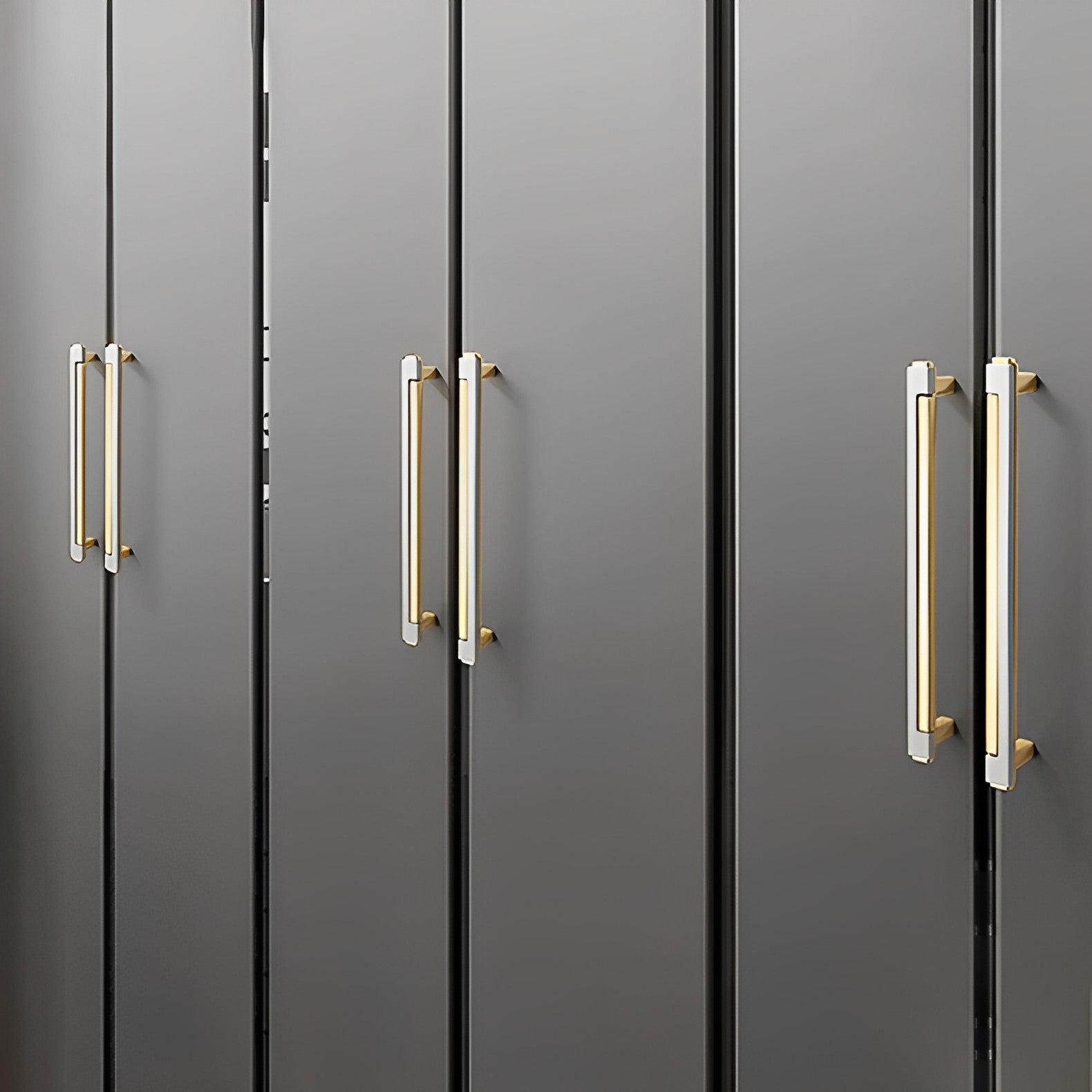 Goldenwarm Modern Hardware Kitchen Trash Cabinet Handles and Knobs