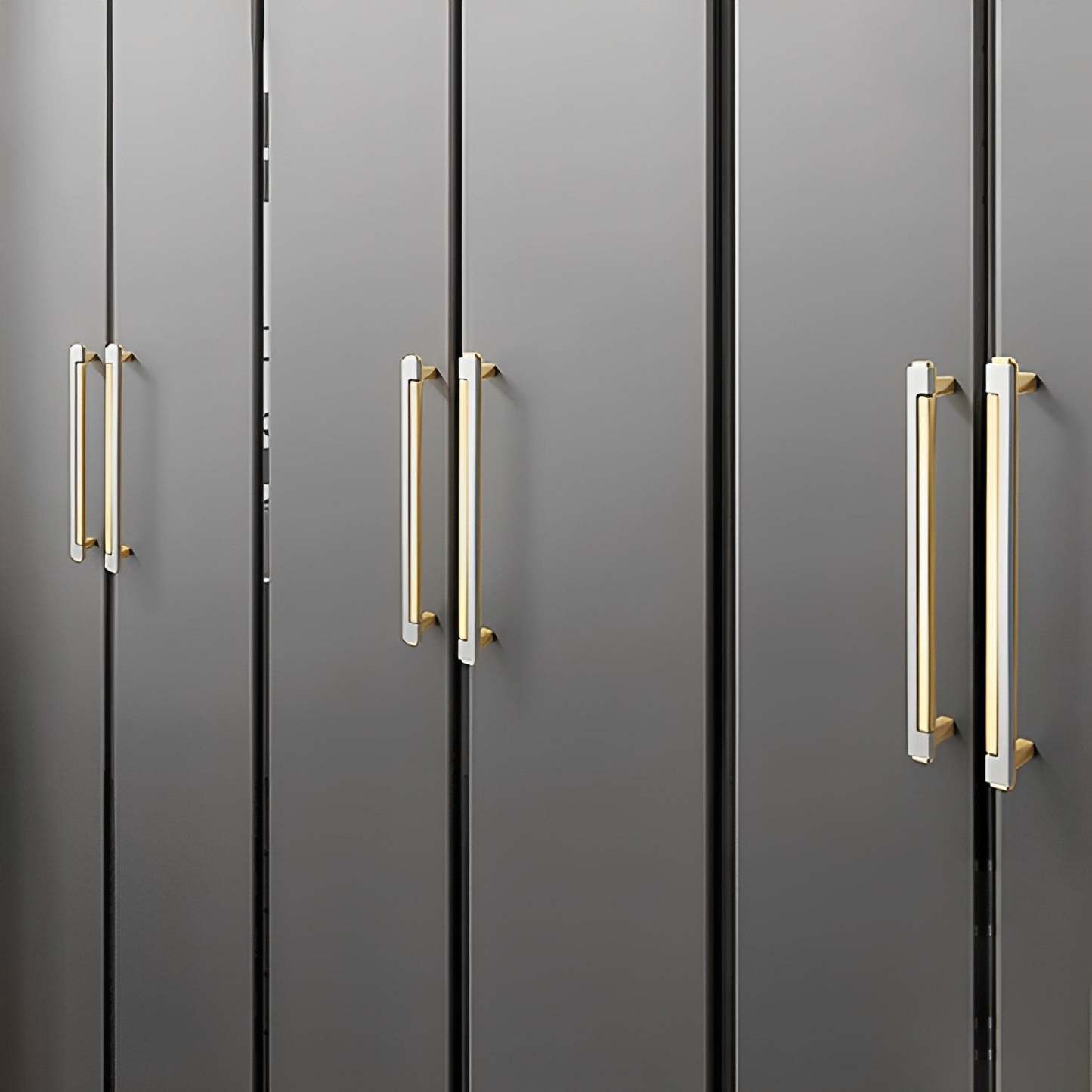 Goldenwarm Modern Hardware Kitchen Trash Cabinet Handles and Knobs