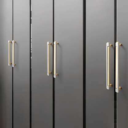 Goldenwarm Modern Hardware Kitchen Trash Cabinet Handles and Knobs