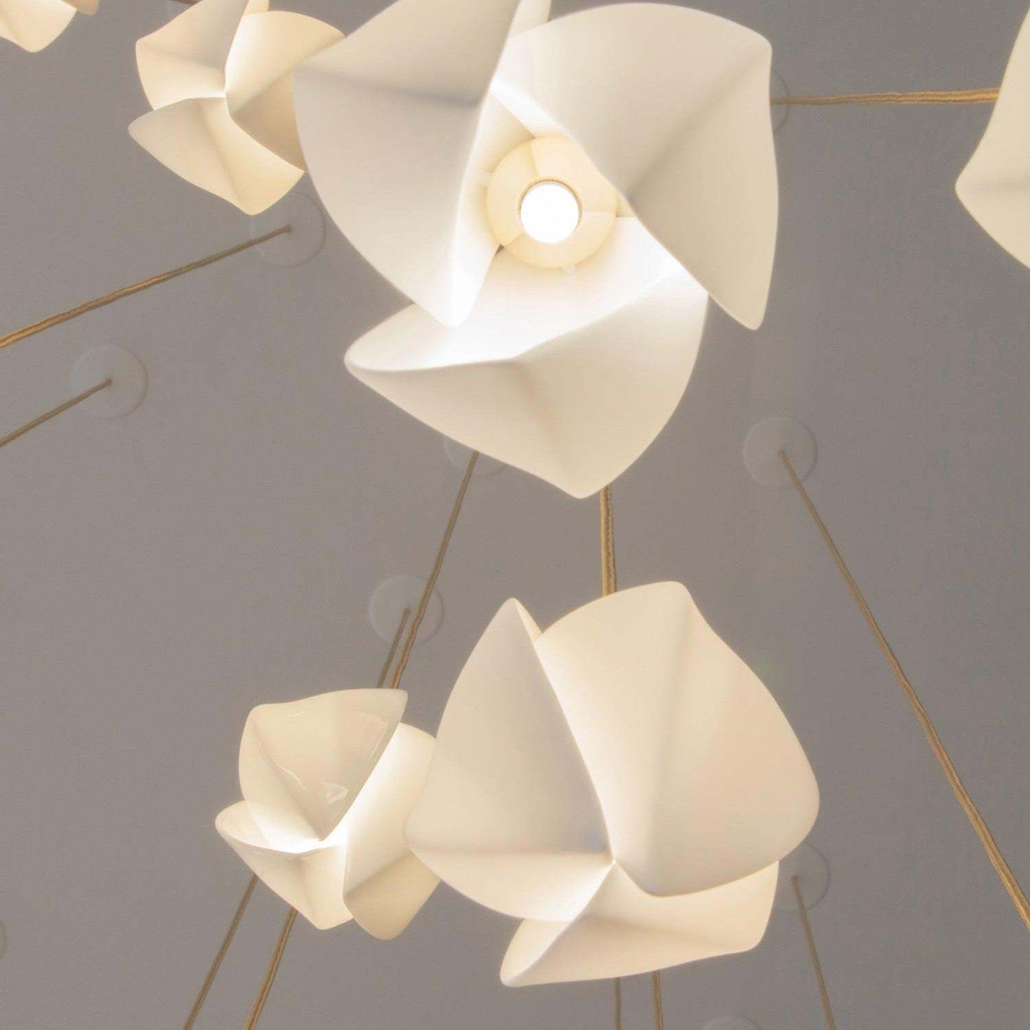 Multi-heads Stylised Bloom Buds Pendant Light -Homdiy