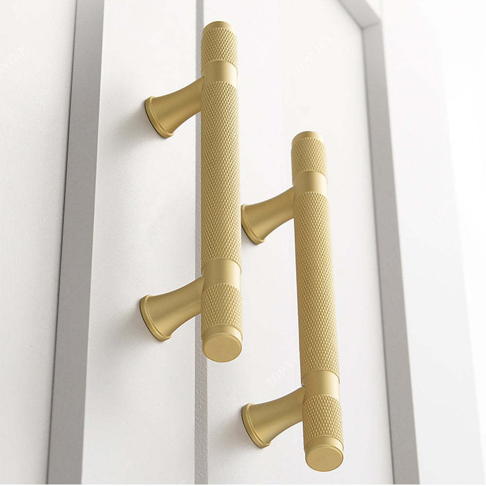 Solid Brass Drawer Handles Bar Cabinet Pulls -Homdiy