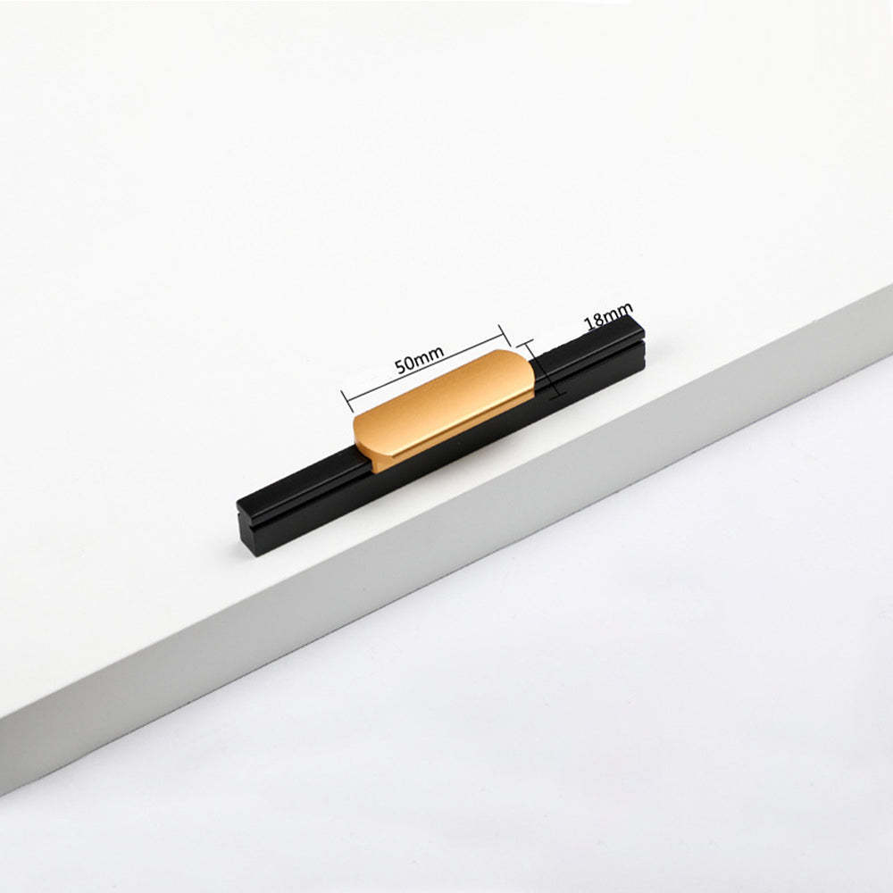 Aluminum Decorative Cabinet Pull Closet Door Hardware Handles for Furniture Cabinet -Homdiy