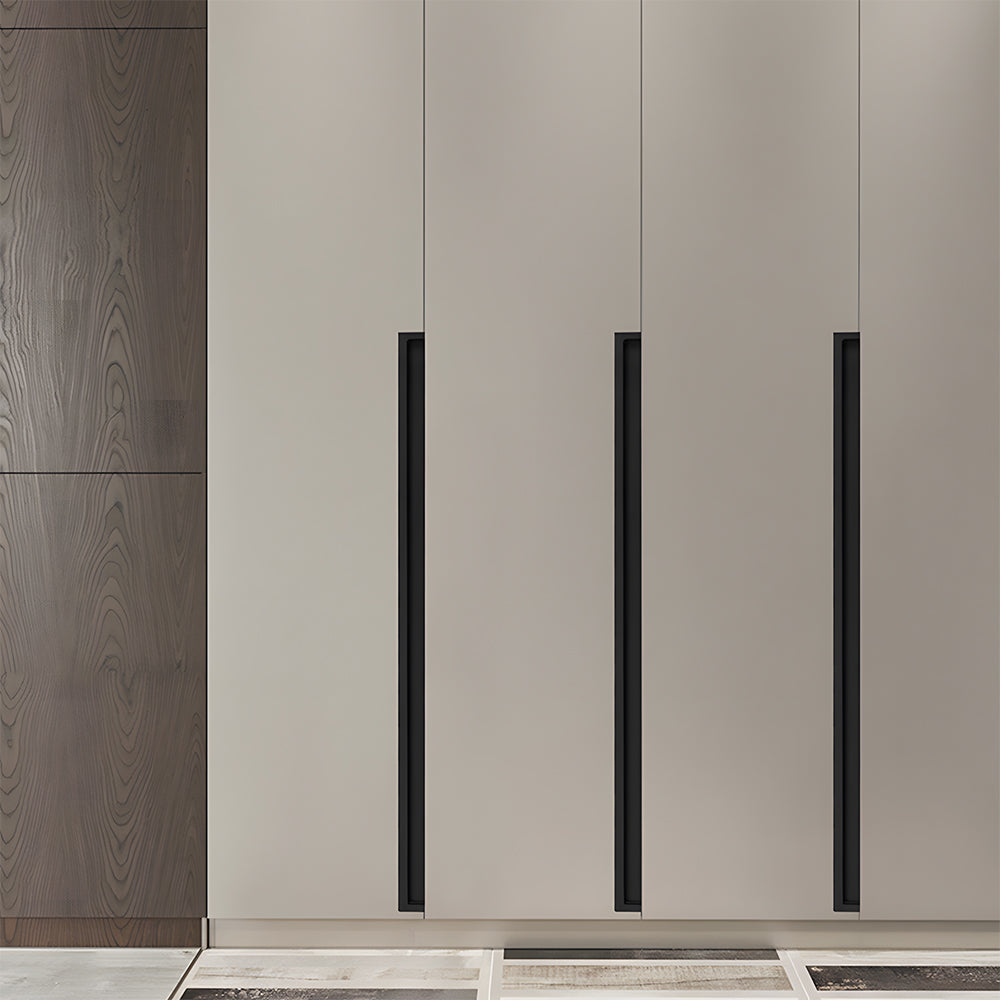 Modern Slotting Sliding Concealed Cabinet Handles