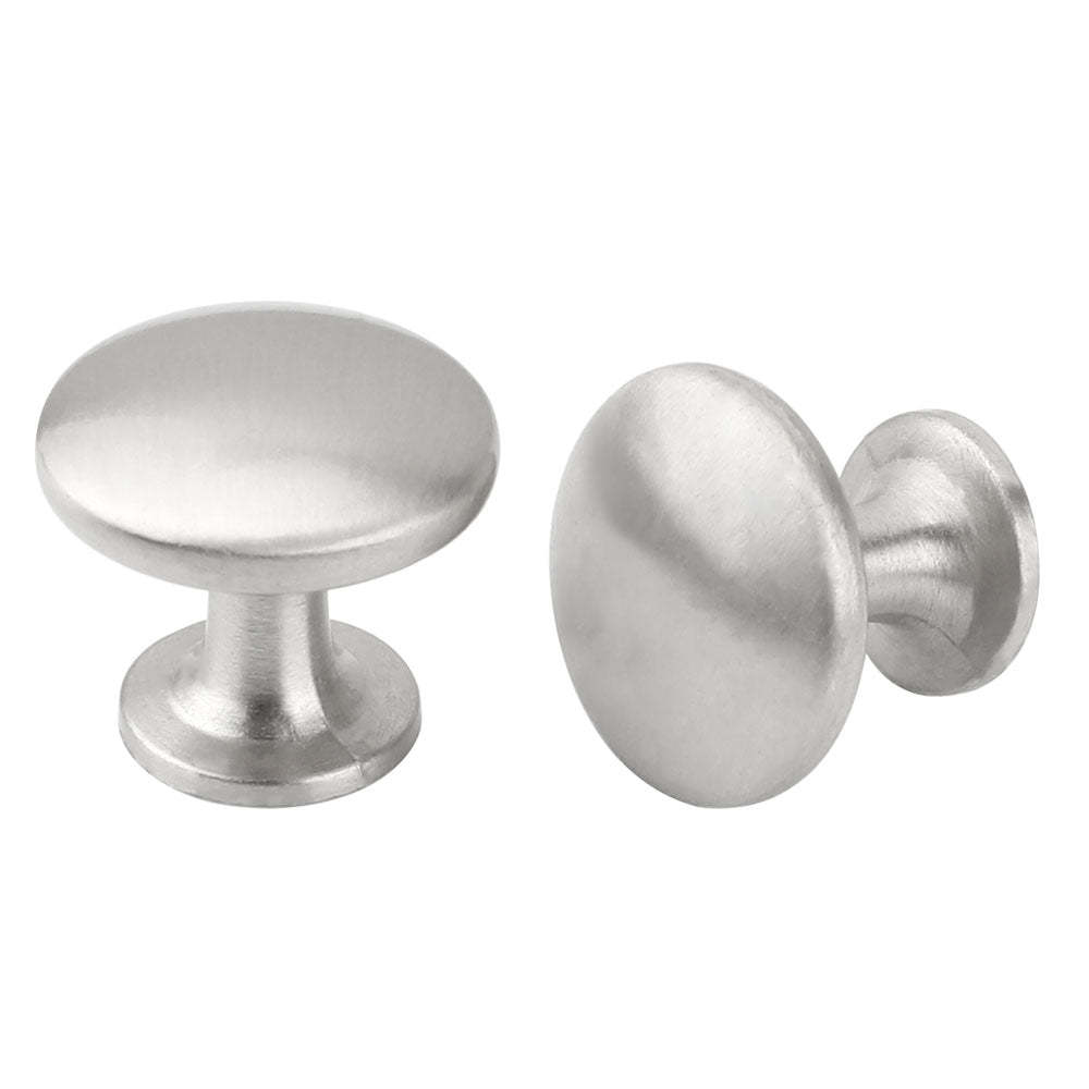 20 Pack Bathroom Brushed Nickel Cabinet Knobs Round Dresser Drawer Knobs(LS6050SNB) -Homdiy