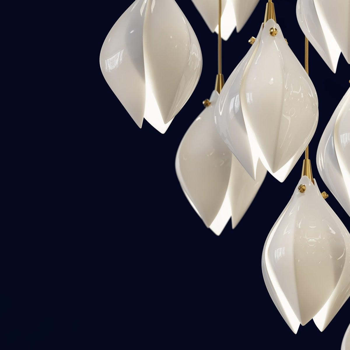 Multi-heads Stylised Bloom Buds Pendant Light -Homdiy