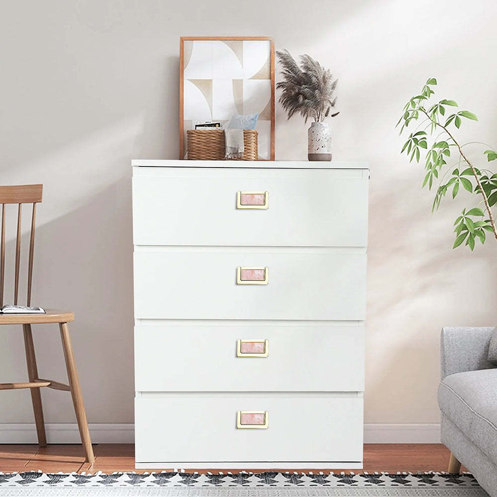 Decorative Invisible Gold Ring Zinc Alloy Drawer Handle