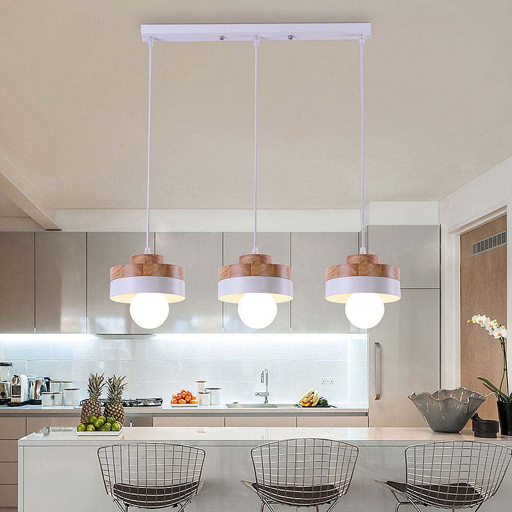 Medieval Solid Wood Pendant Hanging Light -Homdiy