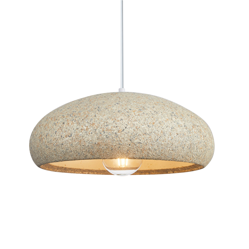 Creatieve Kom Vormige Star Dot Geel Wabi Sabi Pendant Light -Homdiy