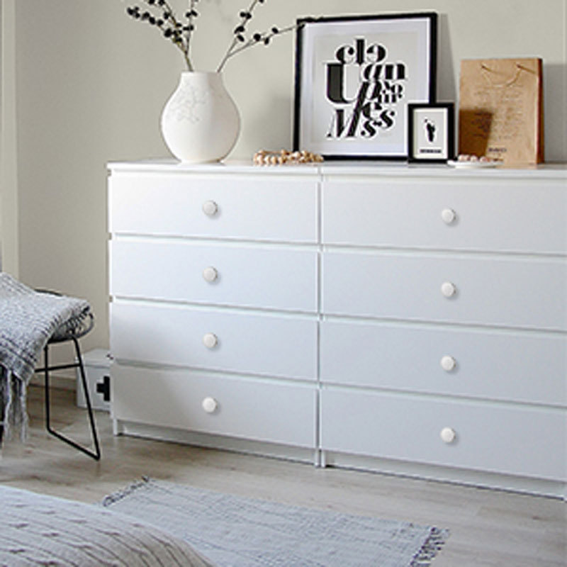 20 Pack Round Brushed Nickel Cabinet Knobs Modern Kitchen Cabinet Hardware Handles(LS5310SNB) -Homdiy