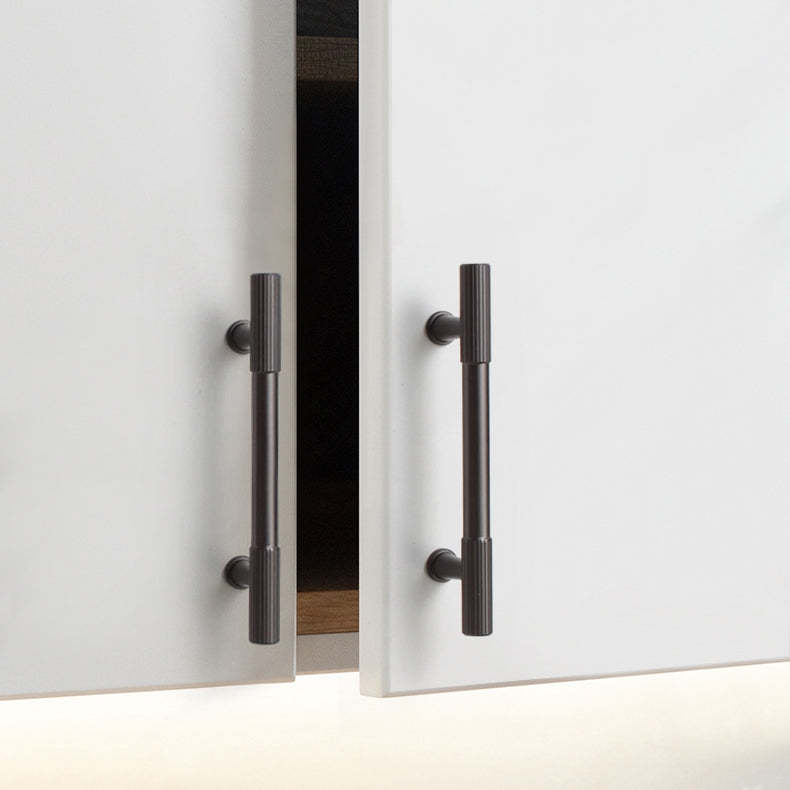 Luxury Stripe Dresser Pull Cupboard Pull High-end Kitchen Cabinet Door Handle -Homdiy